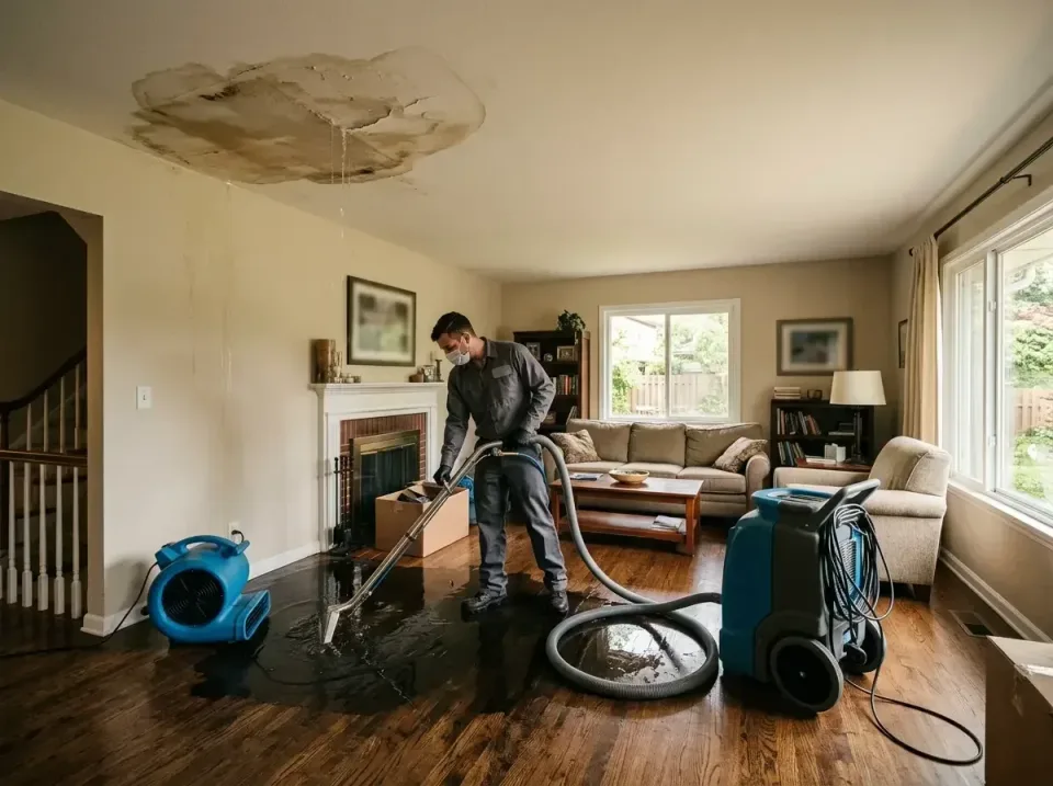 attic-pipe-burst-ceiling-drip-008 — frequently asked questions, Water Damage Restoration & Carpet Care in Saco, ME
